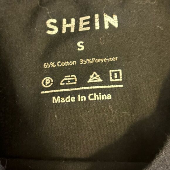 SHEIN Black Be Kind Rainbow Graphic Short Sleeve Tee Size Small - Picture 4 of 5